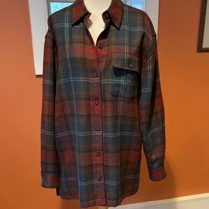 Ralph Lauren wool button down shirt